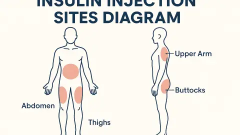 Insulin Injection Sites: Diagram, Locations, and Step-by-Step Guide