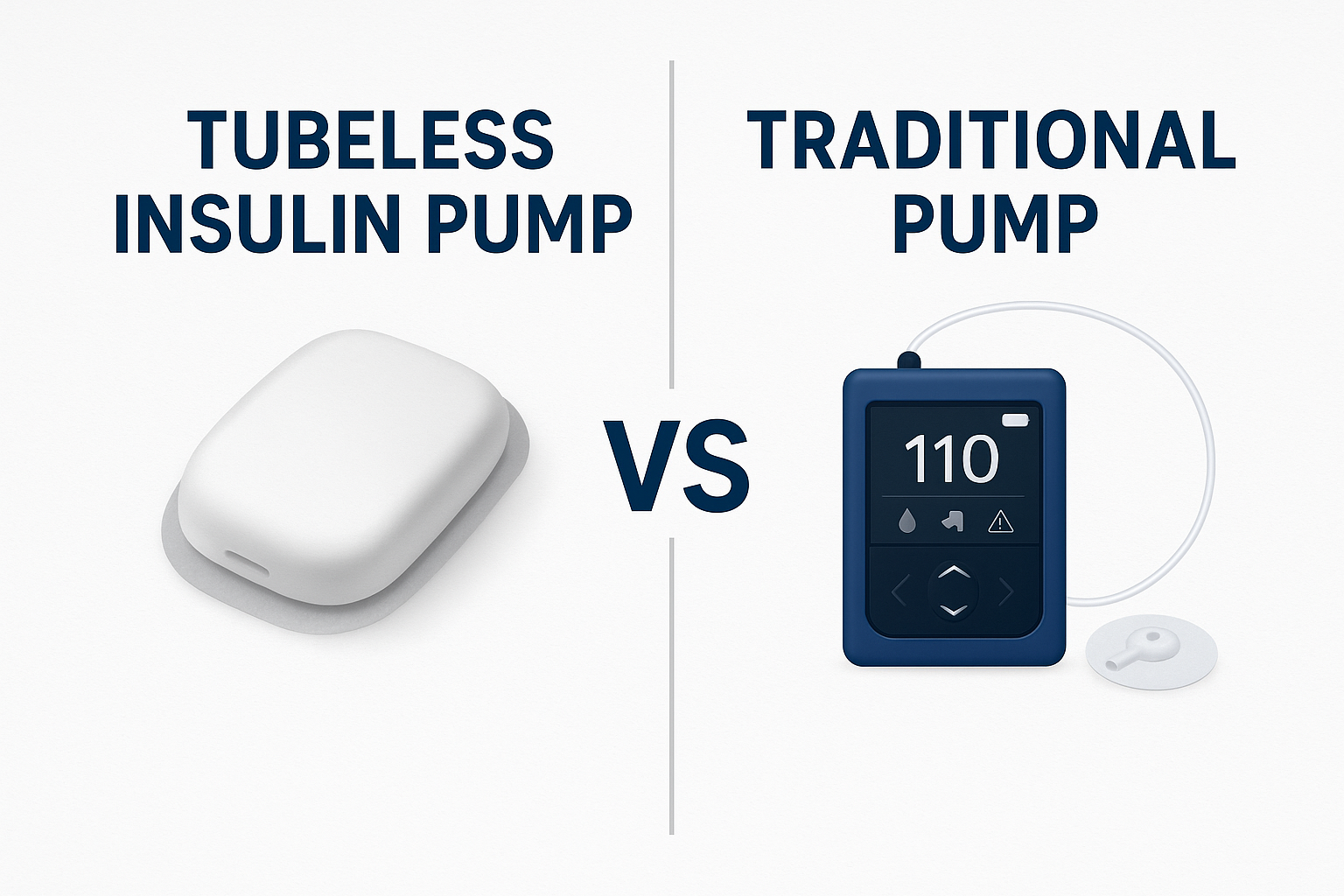 Tubeless Insulin Pump vs Traditional Pump